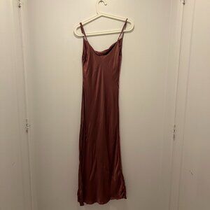 Park & Fifth Waldorf Dress Mauve Satin